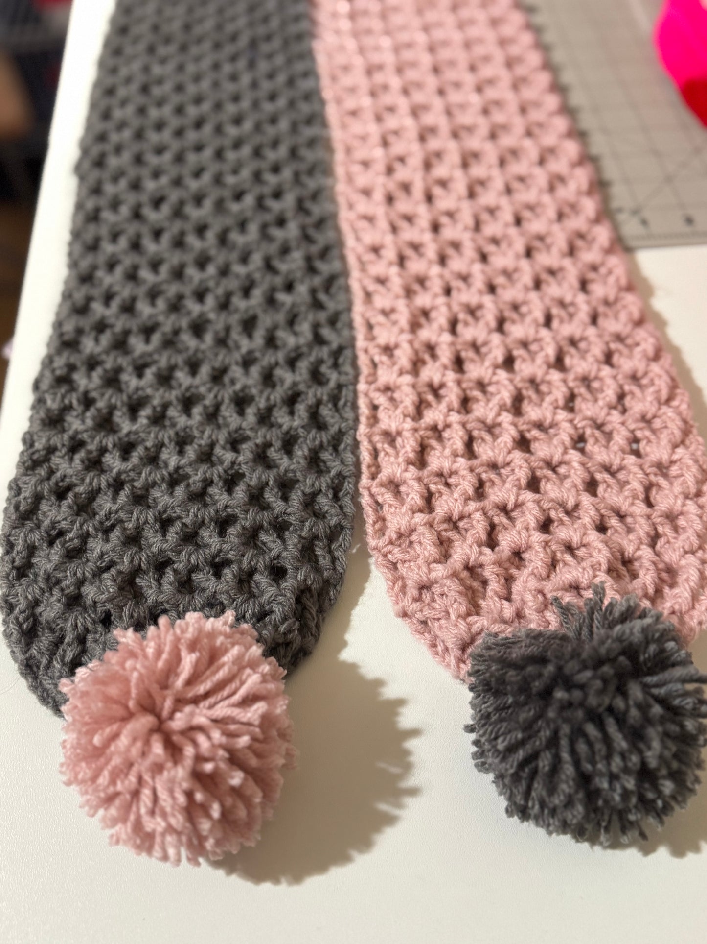 Cable Look Alike Scarf