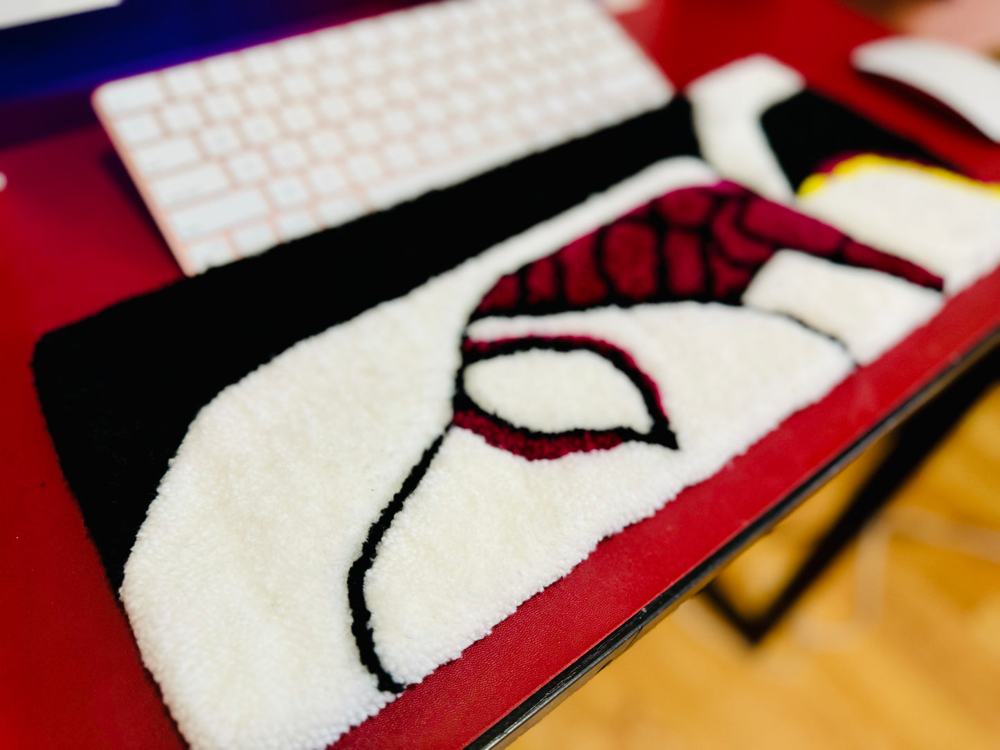 Gwen Stacy keyboard rug