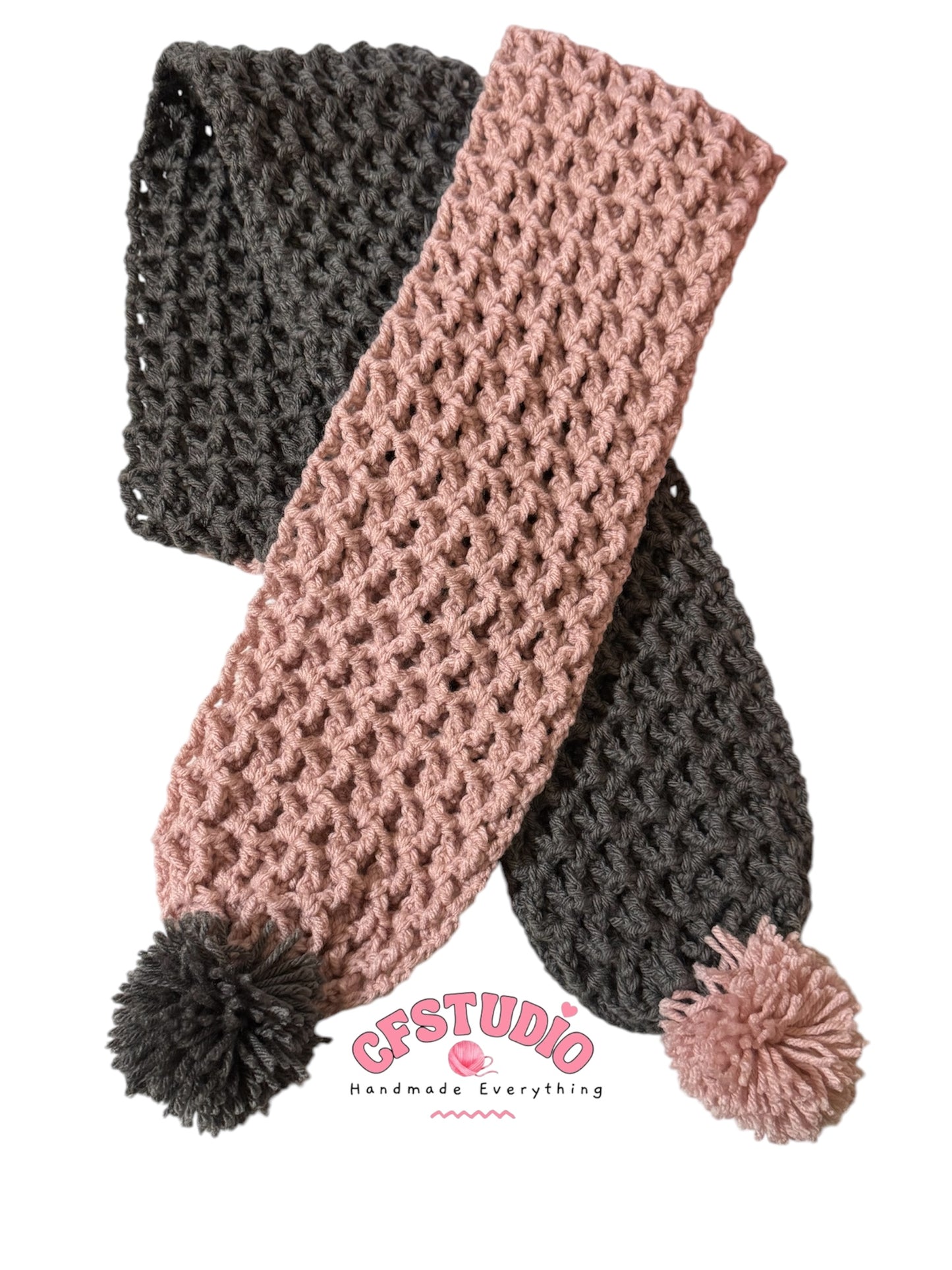 Cable Look Alike Scarf