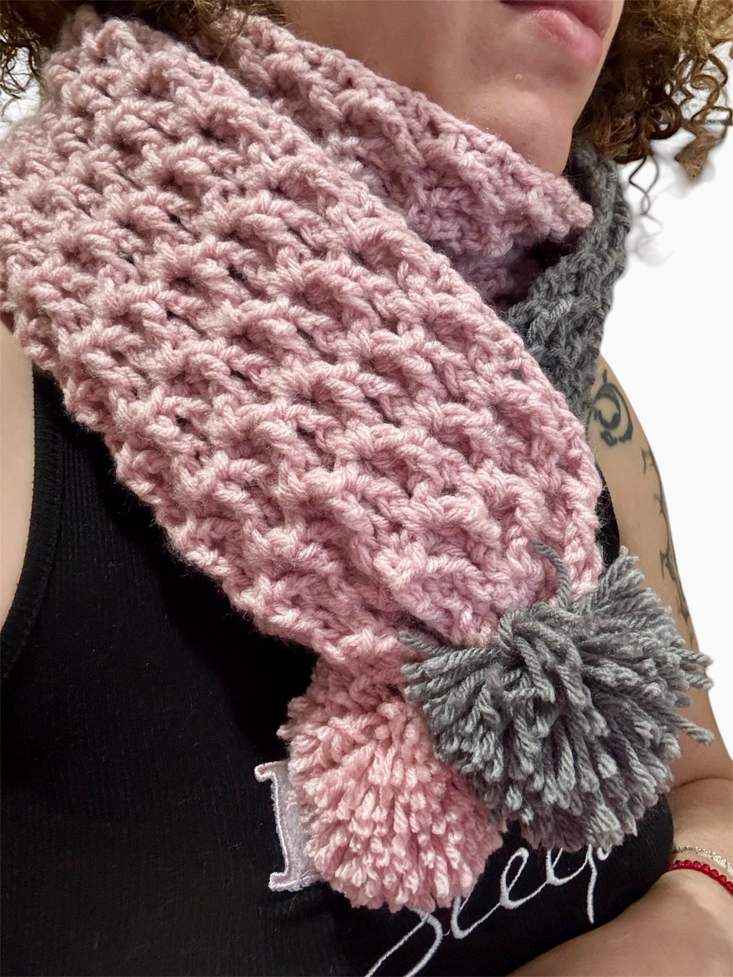 Cable Look Alike Scarf