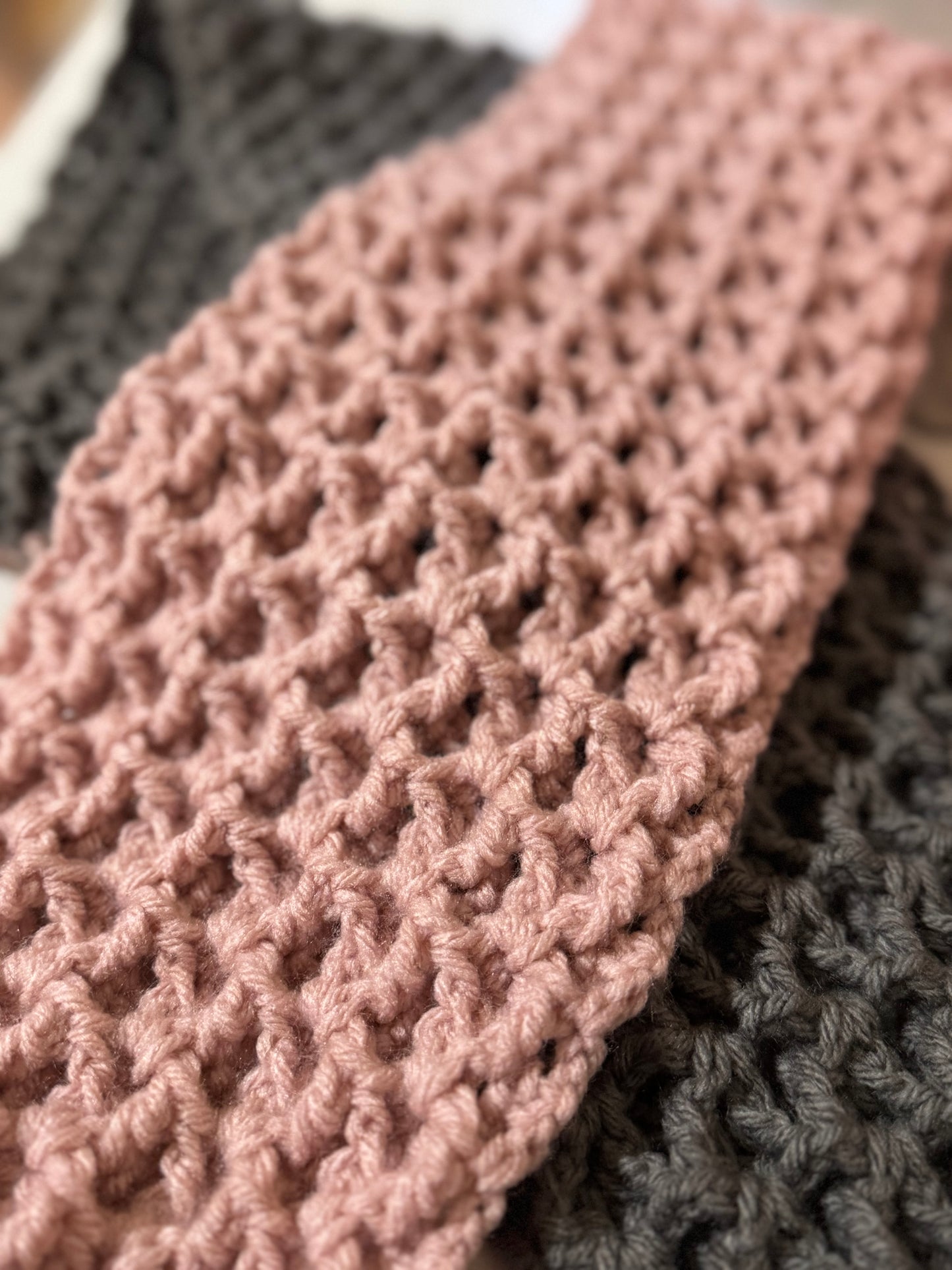 Cable Look Alike Scarf