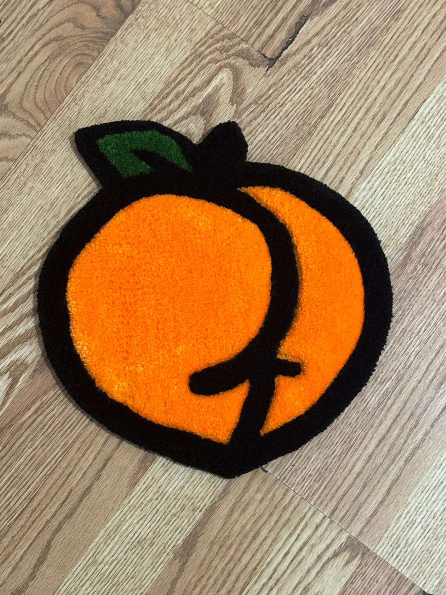 Peach Butt Rug